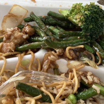 Panda Express - Chicken less and Green beans - Chinese Near Me - Palmdale, California