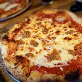 Lucille - 14" Build Your Own Wood-Fired Pizza: xtra cheese and sausage - Pizza Near Me - Madison, Wisconsin Lucille - 14" Build Your Own Wood-Fired Pizza: xtra cheese and sausage - Pizza Near Me - Madison, Wisconsin