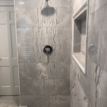 STONELUX by Stone Solution - Are waiting on the shower glass - Building Supplies Near Me - Sterling, Virginia