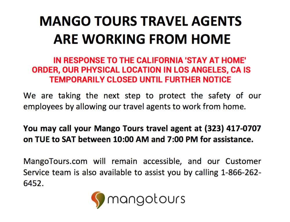 MANGO TOURS Updated August 2024 2700 Colorado Blvd, Los Angeles, California Travel Agents