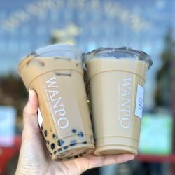 Wanpo Tea Shop - Wanpo Milk Tea & Boba Black Tea Latte