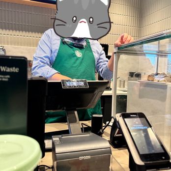 Starbucks - Making sure your order is right. Or you can use your mobile app. - Coffee & Tea Near Me - Monroe Township, New Jersey