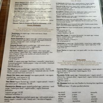 Aeirloom Bakery - Menu 10/2024 - New American Near Me - Los Angeles, California