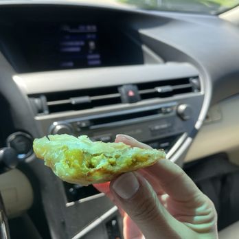 Ning’s Thai Lao Eats - Snapped the last bite of the curry puff. - Thai Near Me - Dallas, Texas