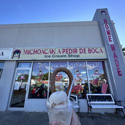 Horchata ice cream and Churro Loop (1 piece)