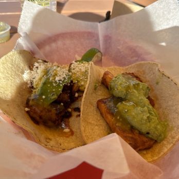 Tacodeli - El Shrimposito Mojo Salmon - Tacos Near Me - Dallas, Texas
