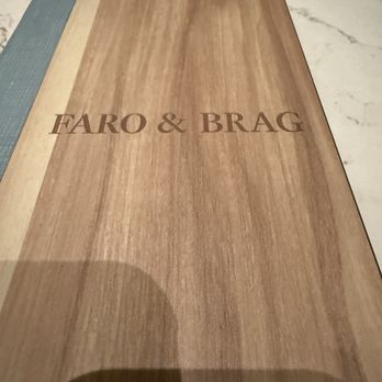 Faro & Brag - Menu cover - New American Near Me - Scottsdale, Arizona Faro & Brag - Menu cover - New American Near Me - Scottsdale, Arizona