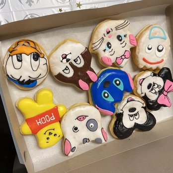 Judy's Donuts - Disney! She asked what I wanted but since I ordered last minute I wasn't about to be picky... but loved the selection! - Donuts Near Me - Newbury Park, California