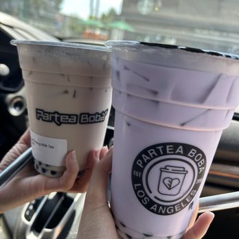 Partea Boba - Roasted Oolong Milk Tea & Taro Milk Tea - Bubble Tea Near Me - Van Nuys, California