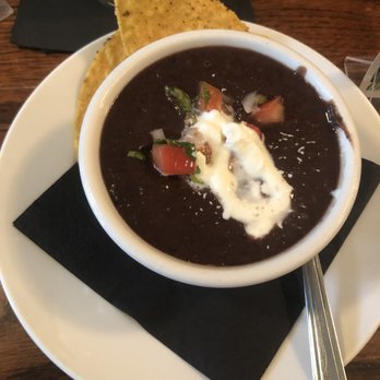 Havana Grill - "Sopa de frijol" (black bean soup): can definitely be skipped - Cuban Near Me - Chicago, Illinois