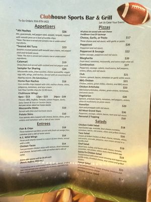 Menu photo 5 Clubhouse Bar & Grill Carmichael, CA Menu photo 5 Clubhouse Bar & Grill Carmichael, CA