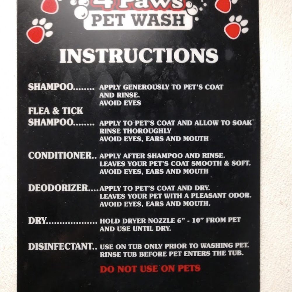 The Dog Spa - Instructions - Pet Groomers Near Me - Wichita, Kansas The Dog Spa - Instructions - Pet Groomers Near Me - Wichita, Kansas