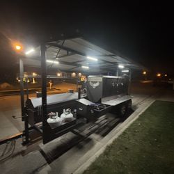 Meat Sweats BBQ - Our biggest out of our 3 industrial sized smokers. "Big Nasty"