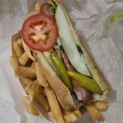 Diana's Red Hots - Hot dog w/everything.