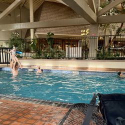 The Academy Hotel Colorado Springs - Indoor pool goes up to 8.5 feet