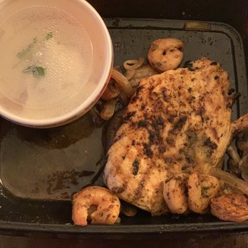 Applebee's Grill + Bar - Bourbon street chicken and shrimp with mashed potatoes - Sports Bars Near Me - Hoover, Alabama Applebee's Grill + Bar - Bourbon street chicken and shrimp with mashed potatoes - Sports Bars Near Me - Hoover, Alabama
