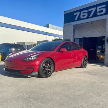 Euro Auto Spot - Model 3 performance lowered on Koni Active Shocks and H&R Springs - Auto Repair Near Me - San Diego, California Euro Auto Spot - Model 3 performance lowered on Koni Active Shocks and H&R Springs - Auto Repair Near Me - San Diego, California