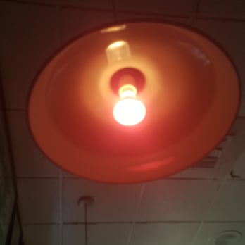 Big Bill's NY Pizza - The offending pink light bulb makes cooked meat look raw, a very stomach churning experience. - Pizza Near Me - Centennial, Colorado