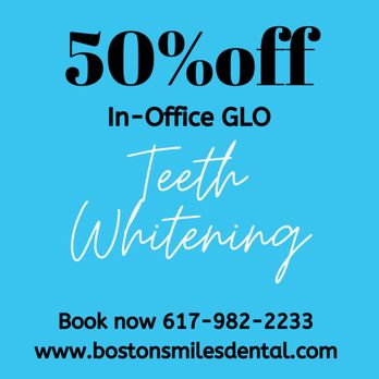 Boston Smiles - Want to have a pearly white smile with no sensitivity? Then it's GLO time. Book your free consultation. - Periodontists Near Me - Boston, Massachusetts