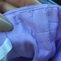 Rosemore Cleaners & Tailors - The quality work. Left over stitching.