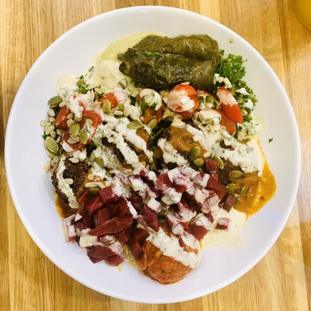 Anzo - My lovely Mediterranean falafel bowl. - Mediterranean Near Me - Boynton Beach, Florida Anzo - My lovely Mediterranean falafel bowl. - Mediterranean Near Me - Boynton Beach, Florida