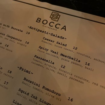 Bocca Ristorante - Rude - Italian Near Me - Birmingham, Alabama