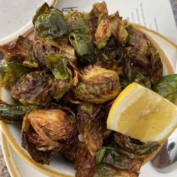 Brava Garden Eatery - Brussel Sprouts - good! But it lacked flavor... try dipping it in a sauce - Wine Bars Near Me - Pleasanton, California