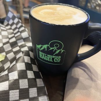 Rocky Mountain Bagel Company - Latte - Coffee & Tea Near Me - Canmore, Alberta Rocky Mountain Bagel Company - Latte - Coffee & Tea Near Me - Canmore, Alberta