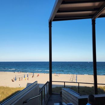 Beach House - View of the beach from upstairs seating. - Bars Near Me - Pompano Beach, Florida