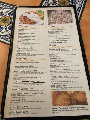Menu photo 3 Mammie's Country Kitchen Unity, ME Menu photo 3 Mammie's Country Kitchen Unity, ME