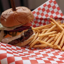 Big Jim's 395 Grill - South of the border burger