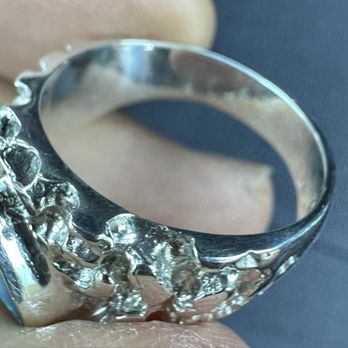 Dorano Jewelry - Opal silver ring showing the seamless resize with adding additional silver - Jewelry Near Me - Arcadia, California Dorano Jewelry - Opal silver ring showing the seamless resize with adding additional silver - Jewelry Near Me - Arcadia, California