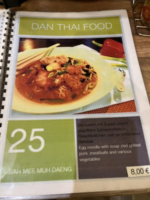 Menu photo 3 Dan Thai Food Berlin, BE