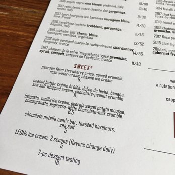 Leon's Full Service - Dessert menu - Gastropubs Near Me - Decatur, Georgia Leon's Full Service - Dessert menu - Gastropubs Near Me - Decatur, Georgia