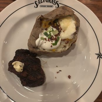 Saltgrass Steak House - That's the 6 oz center cut filet. I know. - Steakhouses Near Me - Omaha, Nebraska Saltgrass Steak House - That's the 6 oz center cut filet. I know. - Steakhouses Near Me - Omaha, Nebraska