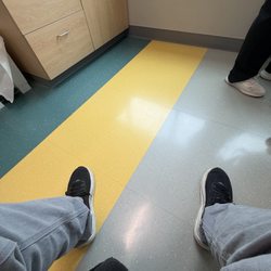 Kaiser Permanente Fredericksburg Medical Center - Me and the nurse waiting patiently.