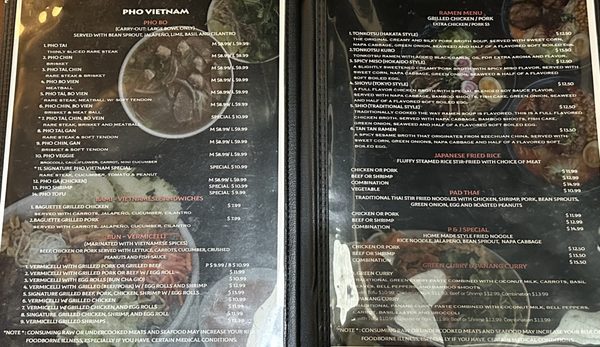 Menu photo 2 Pho & Japanese Sushi Tulsa, OK Menu photo 2 Pho & Japanese Sushi Tulsa, OK