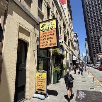 MAK & CO - Outside - Shoe Repair Near Me - San Francisco, California
