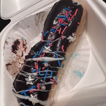 Stork's Bakery & Coffee House - Eclair (4th of July festive) - Bakeries Near Me - Wilton Manors, Florida Stork's Bakery & Coffee House - Eclair (4th of July festive) - Bakeries Near Me - Wilton Manors, Florida