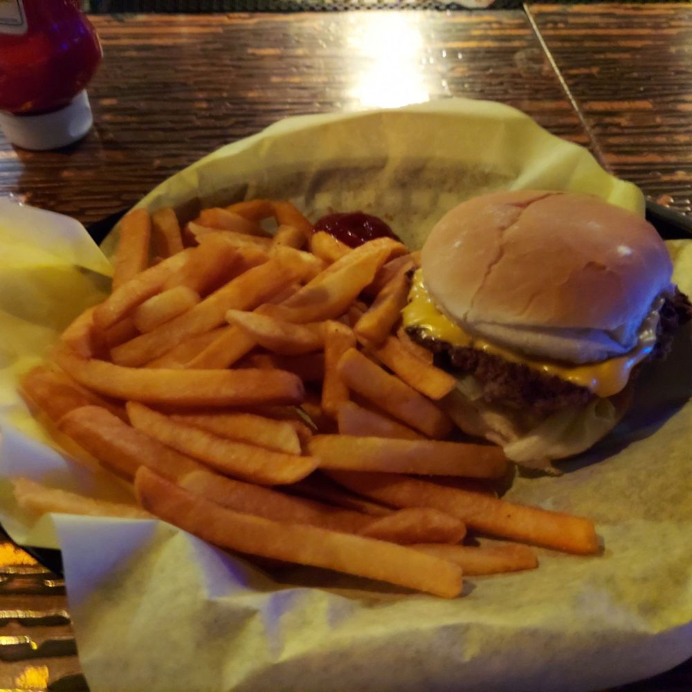 burger and fries burger and fries