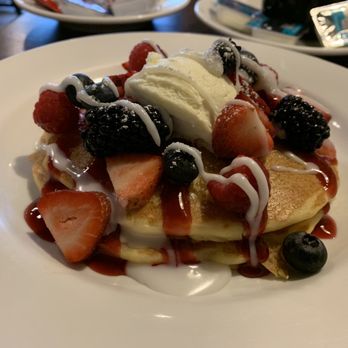Eggsellent Cafe - Beautiful!!! I added the berry berry topping on my gluten free pancakes!!! Amazing textures and taste!! - Breakfast & Brunch Near Me - Carrollton, Texas
