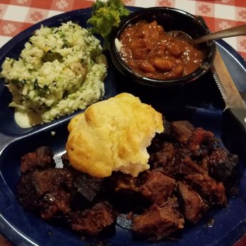 Bennett's Pit Bar-B-Que - Burnt ends with slaw and baked beans - Barbeque Near Me - Pigeon Forge, Tennessee Bennett's Pit Bar-B-Que - Burnt ends with slaw and baked beans - Barbeque Near Me - Pigeon Forge, Tennessee