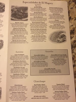 Menu photo 4 El Maguey Restaurant Pfafftown, NC Menu photo 4 El Maguey Restaurant Pfafftown, NC