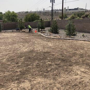 ABQ Landscaping - Brick edging repair - Landscaping Near Me - Albuquerque, New Mexico
