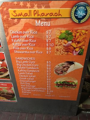 Menu photo 4 Small Pharoah's Portland, OR