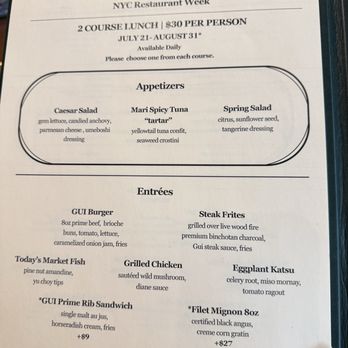 Gui Steakhouse - Steakhouses Near Me - New York, New York