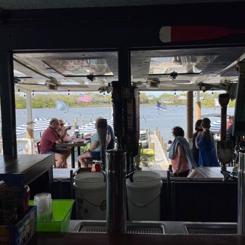 Jerry’s Dockside Bar & Grill - View from inside Bar - New American Near Me - Gibsonton, Florida