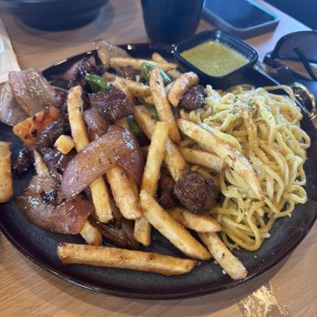 Sona Fusion Kitchen - LOMO SALTADO (BEEF) - Asian Fusion Near Me - Anaheim, California Sona Fusion Kitchen - LOMO SALTADO (BEEF) - Asian Fusion Near Me - Anaheim, California