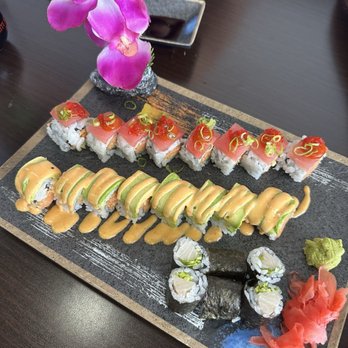 Yummy Yummy Asian Kitchen - Red Dragon Roll (8) Mexican Roll (8) Yellowtail Scallion Roll (6) - Chinese Near Me - Estero, Florida Yummy Yummy Asian Kitchen - Red Dragon Roll (8) Mexican Roll (8) Yellowtail Scallion Roll (6) - Chinese Near Me - Estero, Florida
