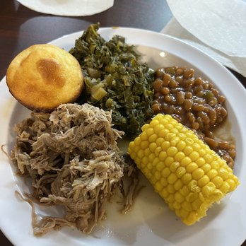 Mary Ruth's Restaurant - Dinner did not disappoint, Pulled Pork , beans , greens and Corn on the cob. Just like Grandmas house. - Southern Near Me - Georgiana, Alabama Mary Ruth's Restaurant - Dinner did not disappoint, Pulled Pork , beans , greens and Corn on the cob. Just like Grandmas house. - Southern Near Me - Georgiana, Alabama